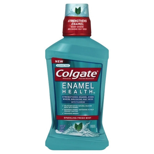 Colgate Mouth Wash - Enamel Health - Fresh Mint - 16.9 Floz