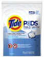 Tide - Powder Detergent - PODS Free and Gentle Liquid Laundry Detergent Pacs, Hypoallergenic, Unscented, 31 Count