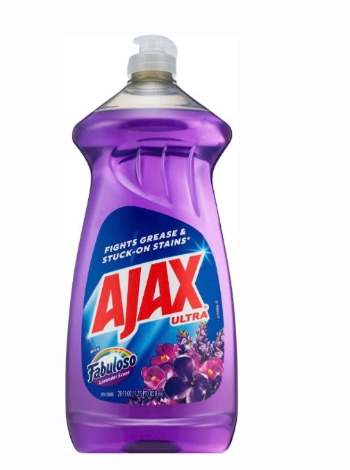 Ajax Dish Liquid - Lavender - 28 Floz
